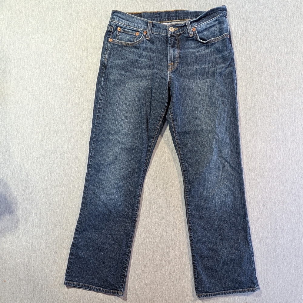 Lucky Brand Dungarees Classic Fit Women's 8/29 Blue Regular Length